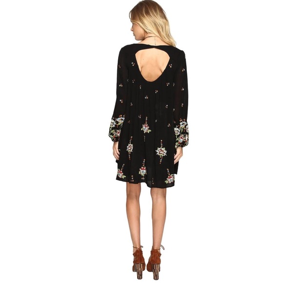[Free People] Oxford Embroidered Mini Dress - Picture 4 of 8